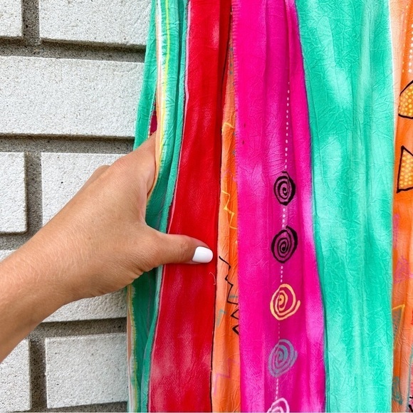 Jams World Sleeveless Scoop Neck Midi Dress Vintage Hawaii - Picture 10 of 12